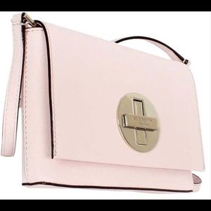 Light pink Kate Spade crossbody clutch